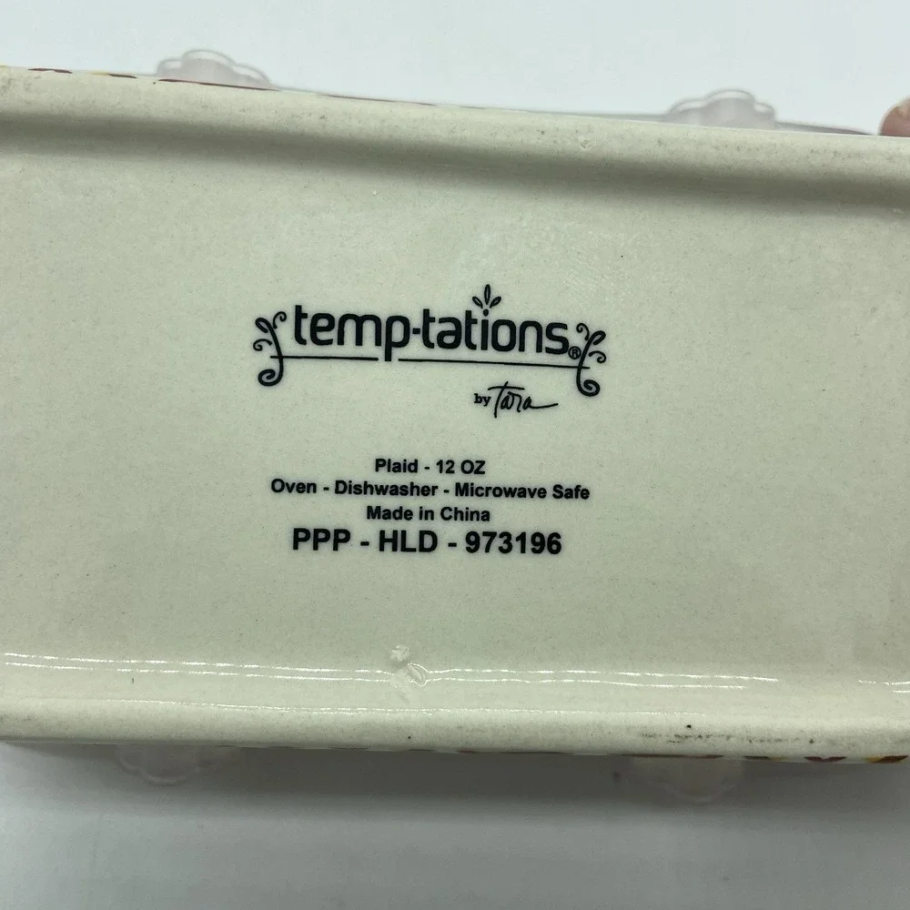 Temp-Tations By Tara 12 Ounce Mini Loaf Dish‎ Autumn Fall Thanksgiving Farmhouse